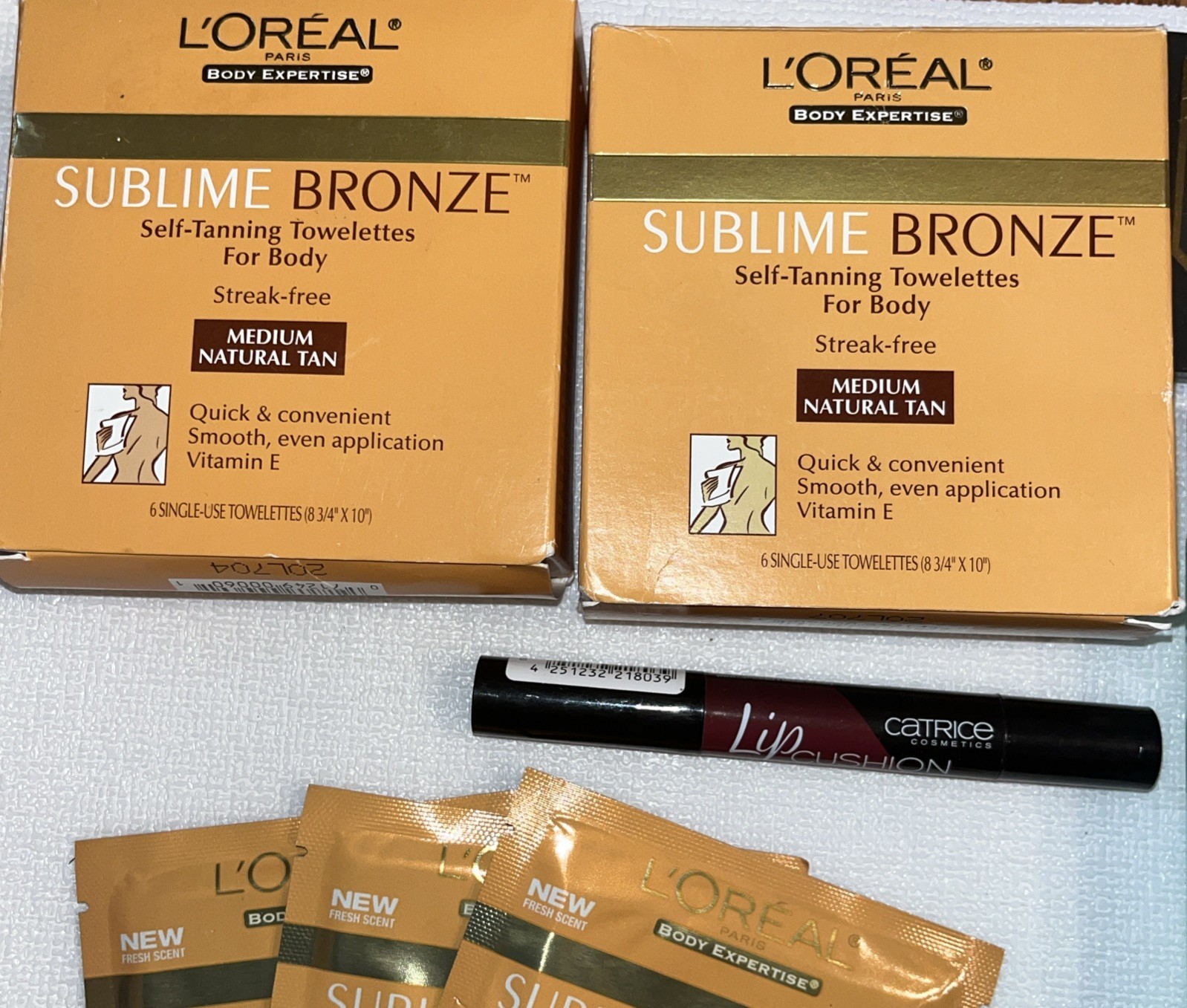 Huge 32 Piece Beauty Bundle MALLY L’Oréal Sublime Bronze Towelettes UNTESTED!