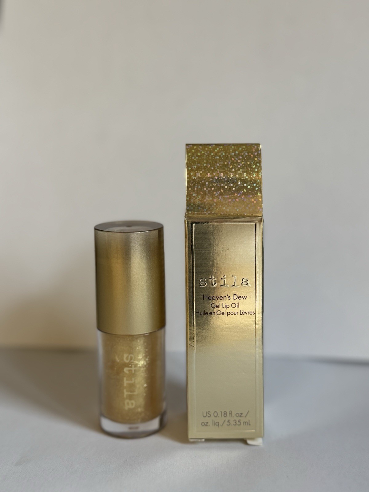 stila-Set 4pcs | Illuminator/Liquid Eye Shadow/Gel Iip Oil /Plumping Lip Glaze