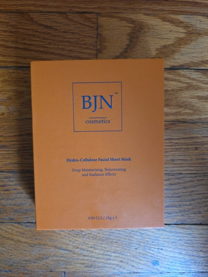 BJN Cosmetics (5pack) Hydro Cellulose Lotion Facial Sheet Masks for Skin Care