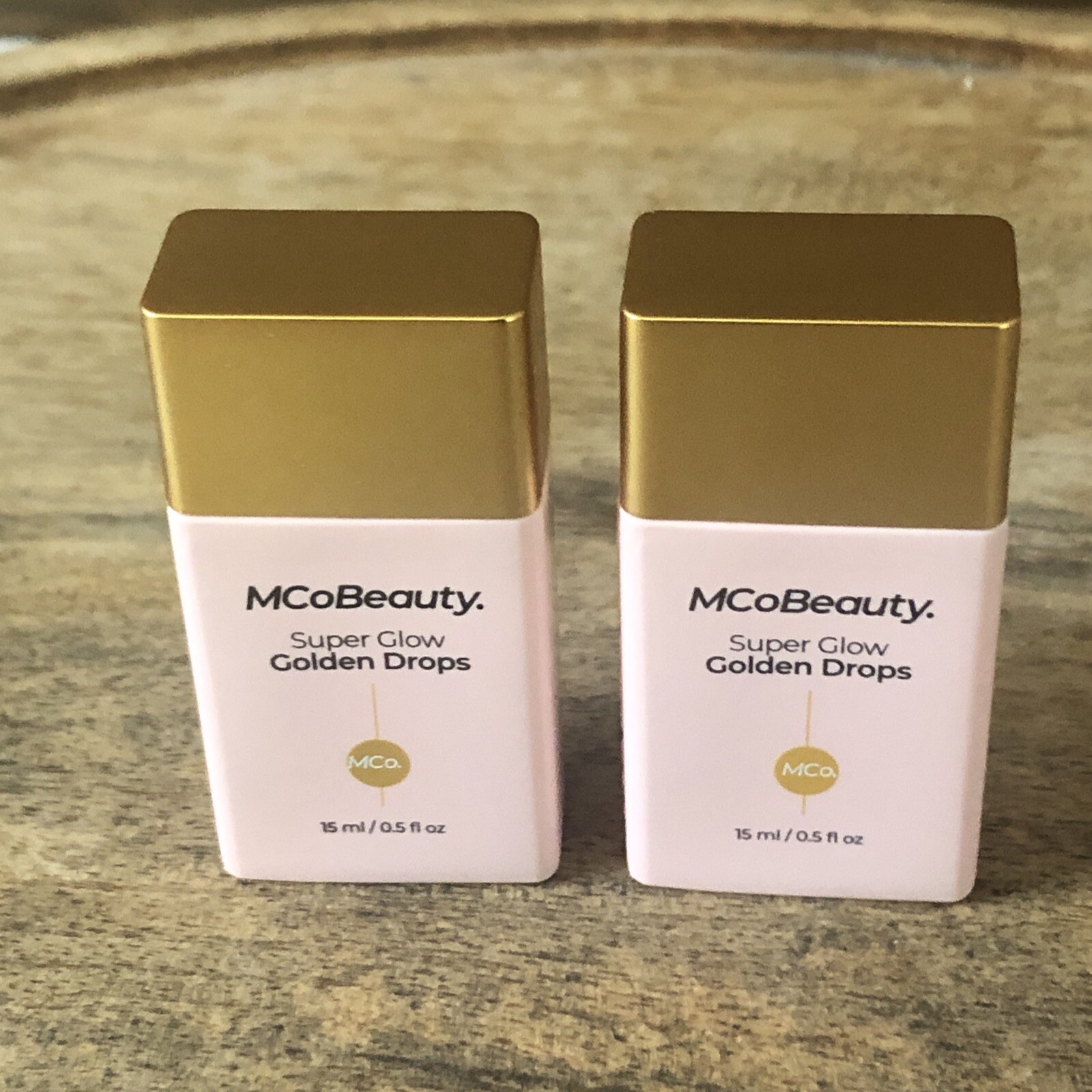 MCo Beauty Super Glow Golden Drops Antioxidants 30ml Tan Face bronzer Summer
