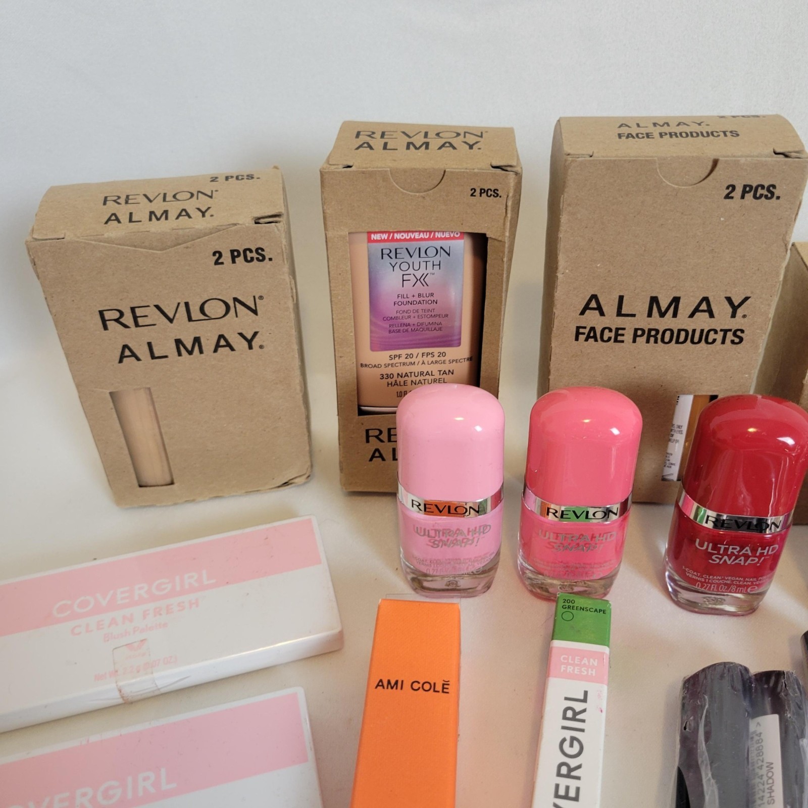 Wholesale Mixed MAKEUP BEAUTY Cosmetic NYX Almay CoverGirl Revlon Lot of 50 PCS