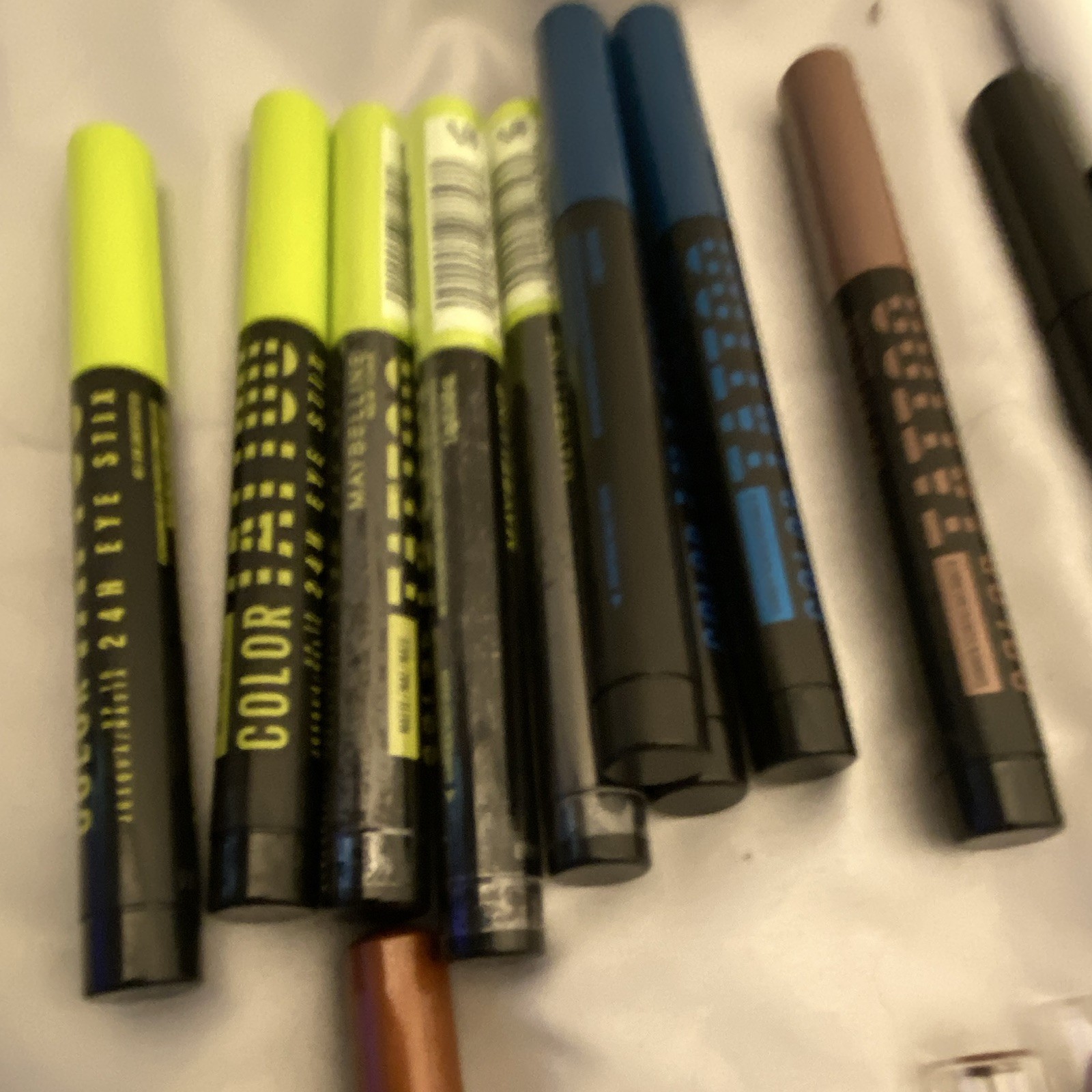 Maybelline Color Sensational Mixed Lot Mascara & Eyeliner, Full Size