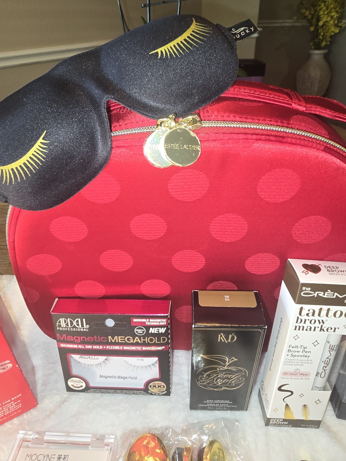 Huge Beauty & Skincare Bundle Lot KVD ONE/SIZE Estee Lauder Train Case ~ $240 MS