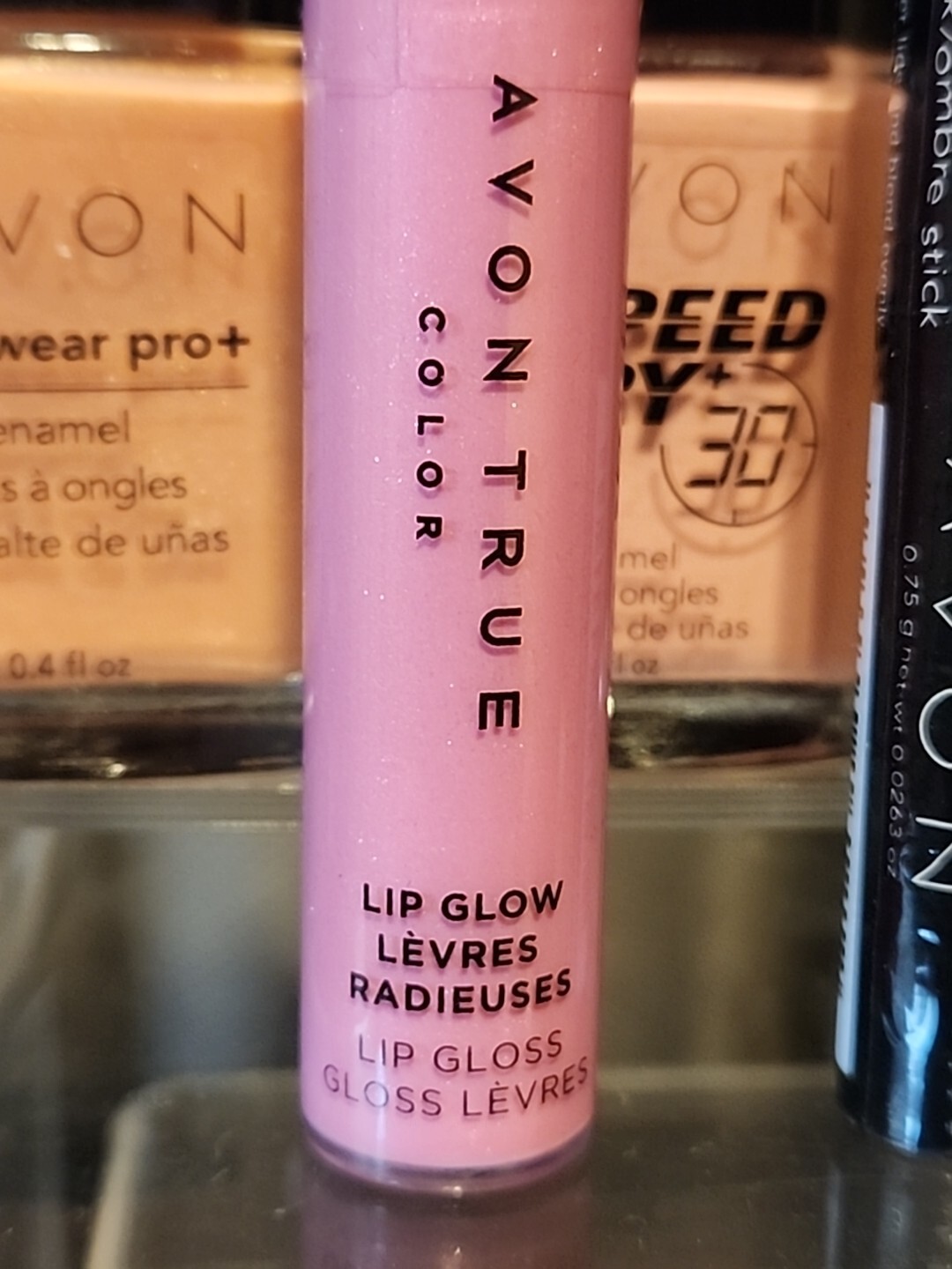 Avon Makeup Lot of 7 Lip Gloss Balm Shadowstix Nail Enamel Polish NOS