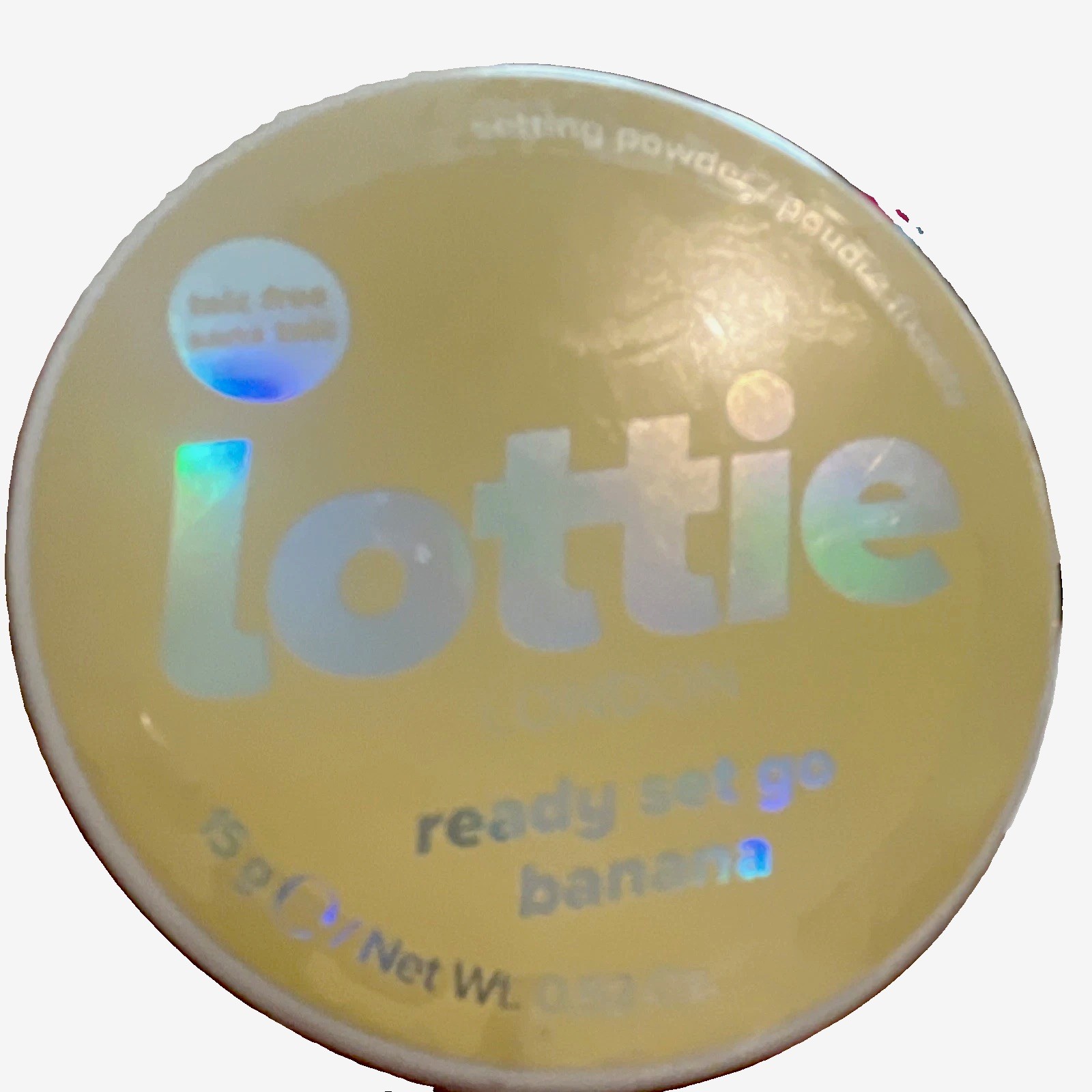 Lottie London Ready Set Go Banana Setting Powder + Arch Rival Brow Pen, PETA