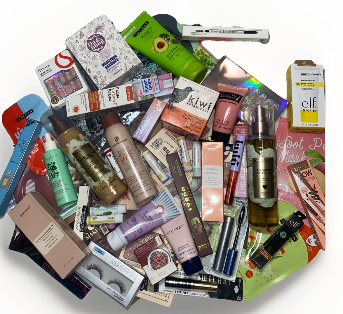 MYSTERY BEAUTY BUNDLE!! Hair, Nails, Makeup And More!! Worth Up To $50-$75!!
