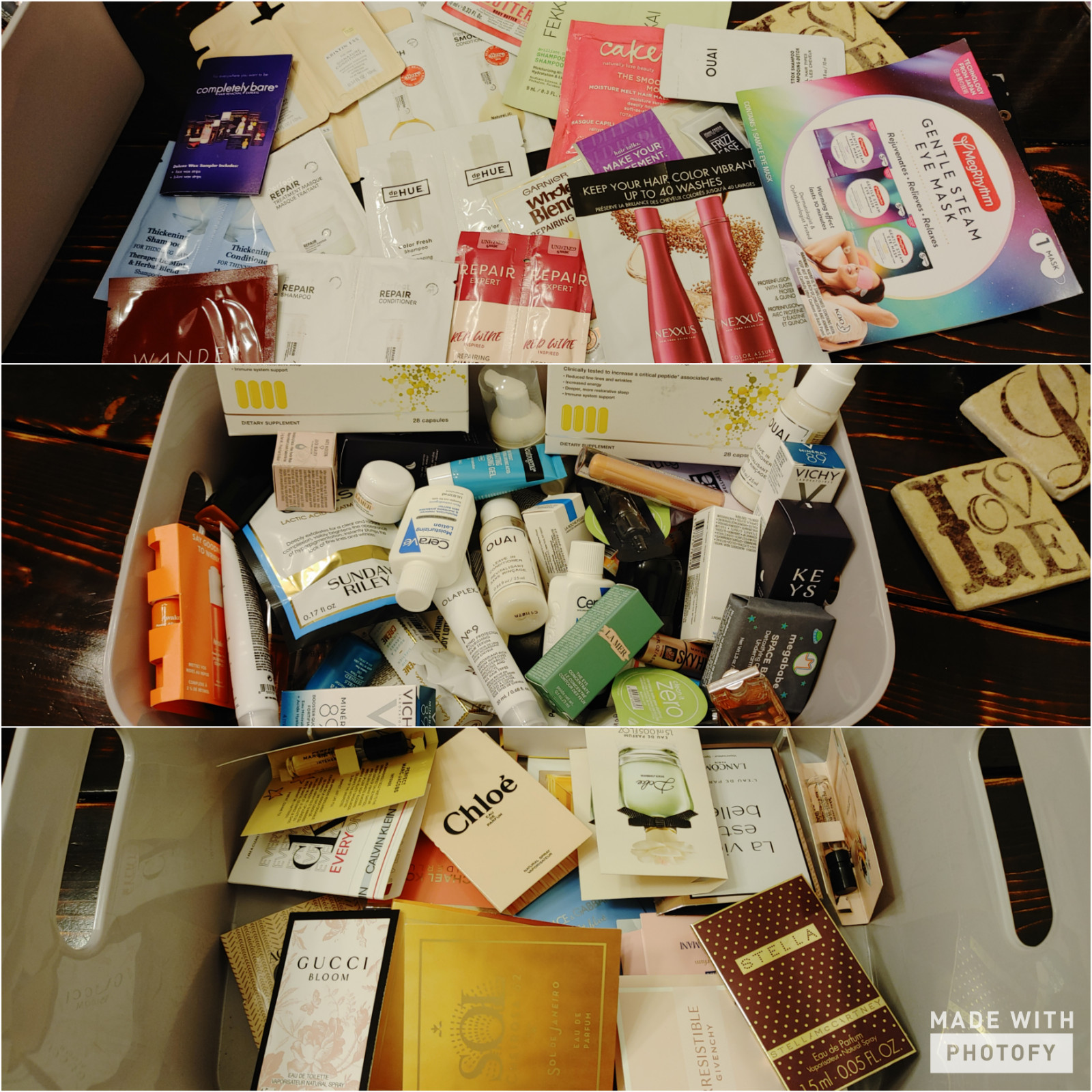 Lot of 5 travel/sample size – Makeup, Hair, Skin, and Beauty Items