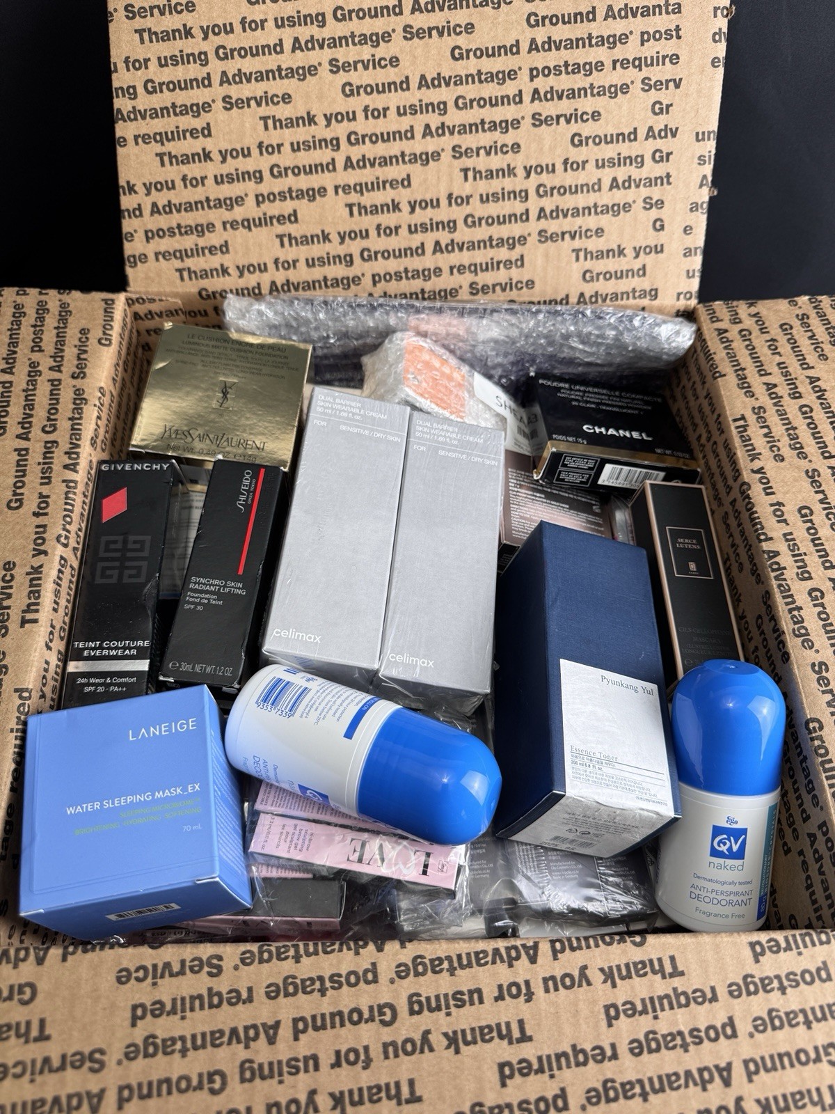 71pc Korean Beauty Lot TIRTIR Laneige YSL Chanel Mix Wholesale Bulk