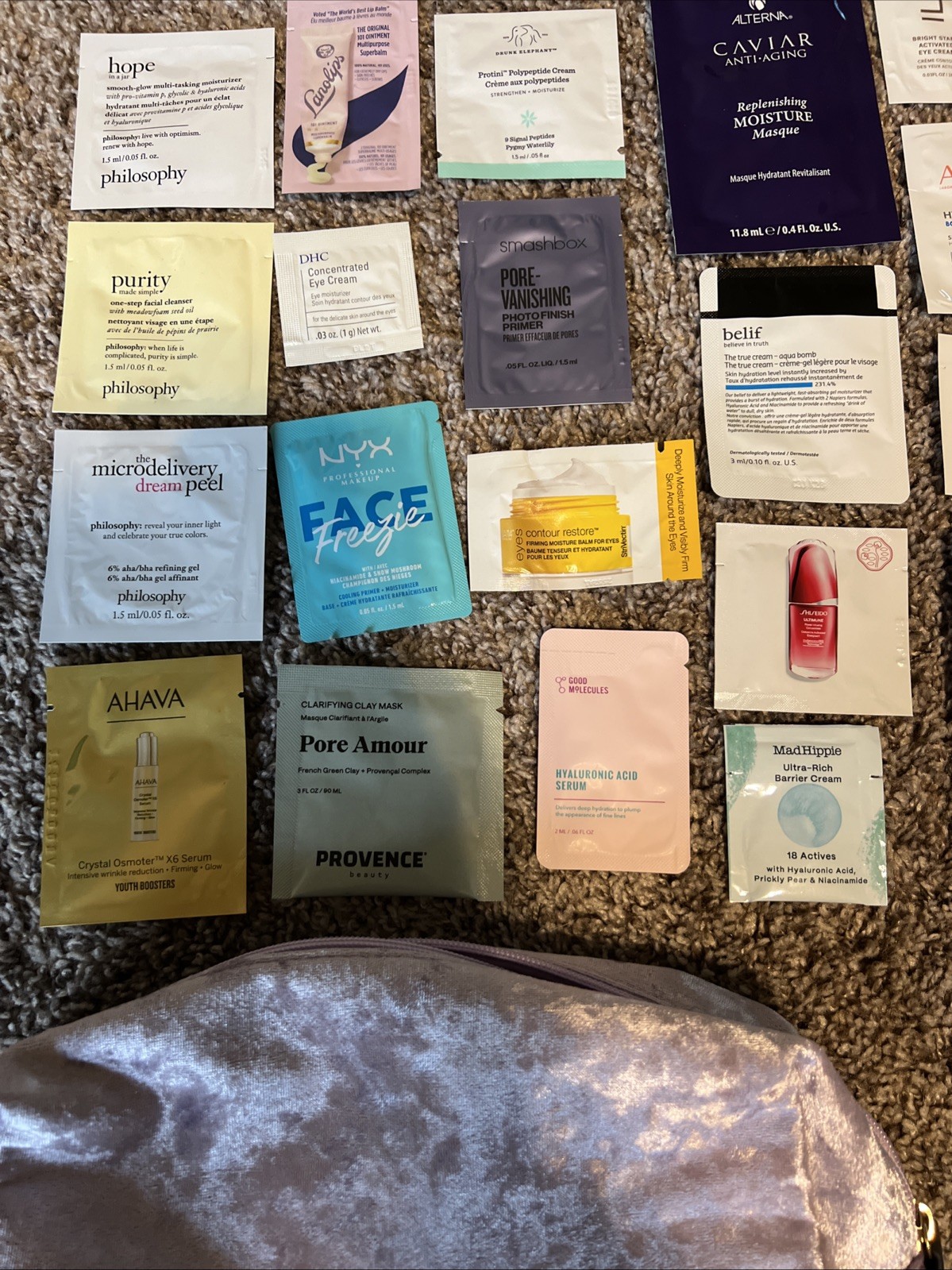 Huge Lot Of Ulta Samples – Name brands Over 60 Items