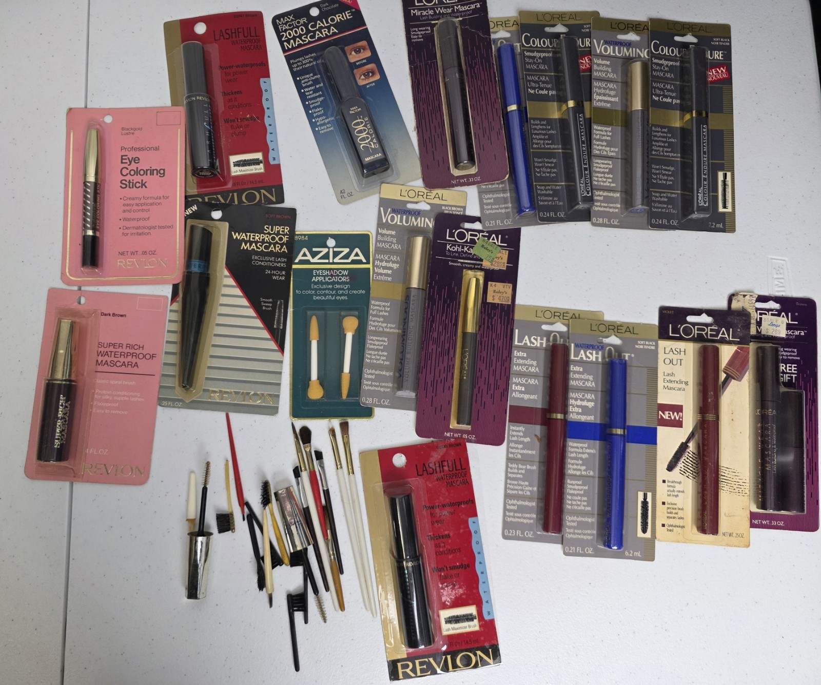 Lot Of Mascaras & Liner L’Oreal- Revlon – Max Factor – Mascara- Sealed + Extras