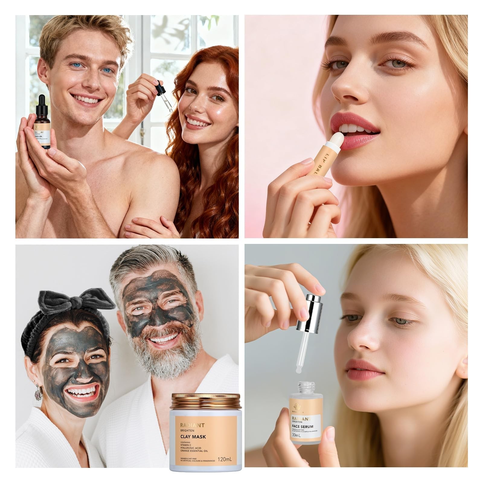 Mothers Day Gift, 30 pcs Hydrating Skin Care Set for Women & Men, Self Care P…