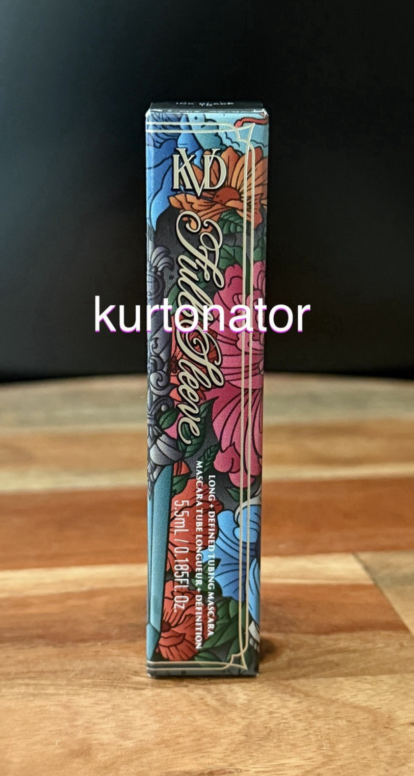 KVD Full Sleeve INK BLACK Tubing Mascara Mini NEW Travel Size 0.185 fl.oz