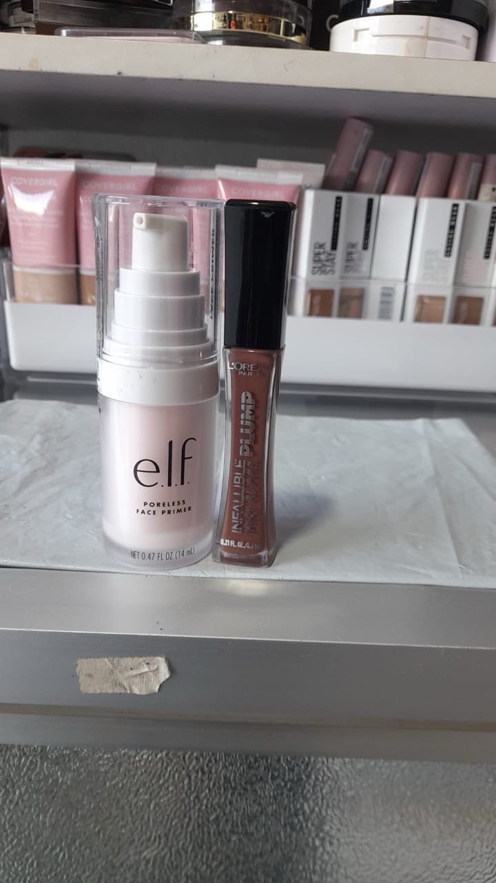 e.l.f. Maybelline L’Oréal Milani Revlon Makeup Lot Face Primer Lip Full Size