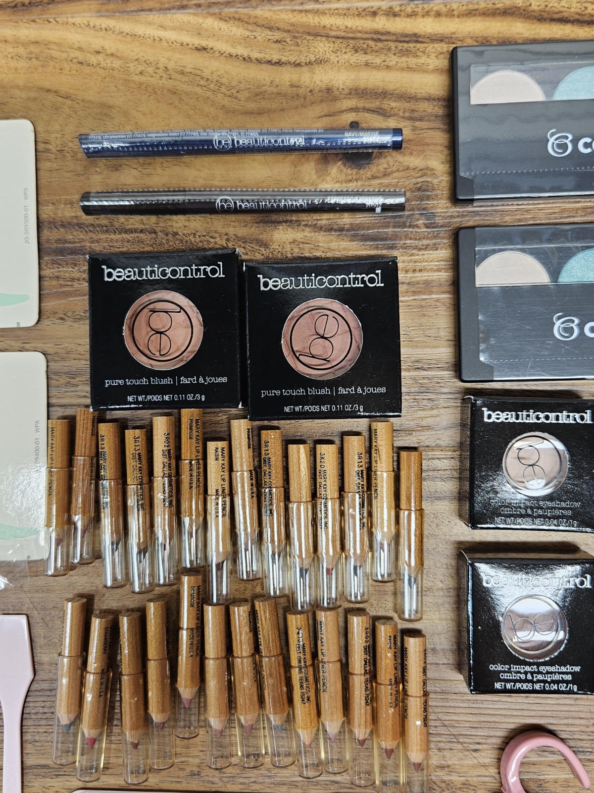 Large Lot Mary Kay Samples Lips Eyes Nails Demonstrator Items Sharpeners Makeup