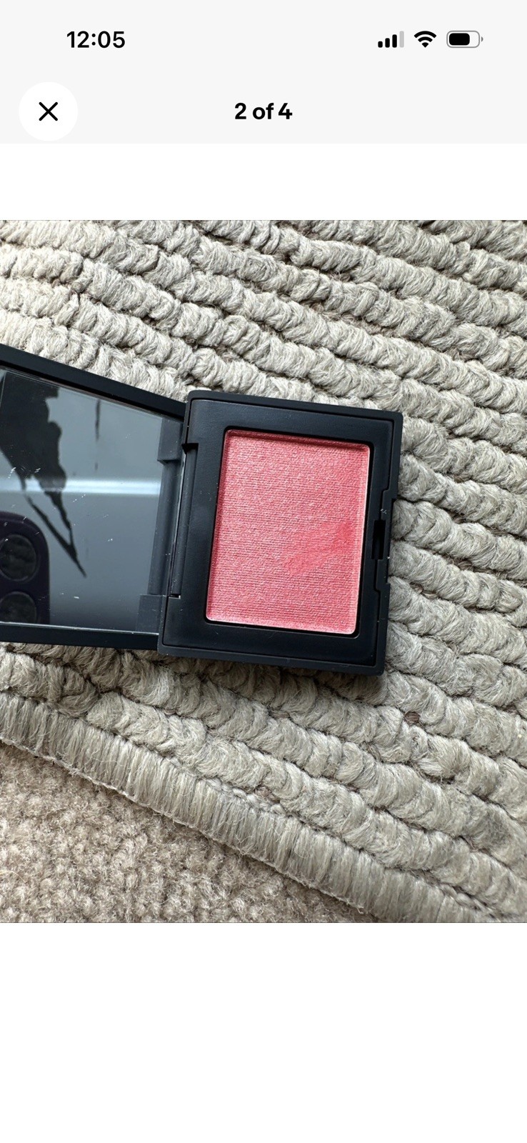 NARS Bundle – Blush (Orgasm X), Eyeshadow (deep Purple), Lip gloss (Amer Woman)