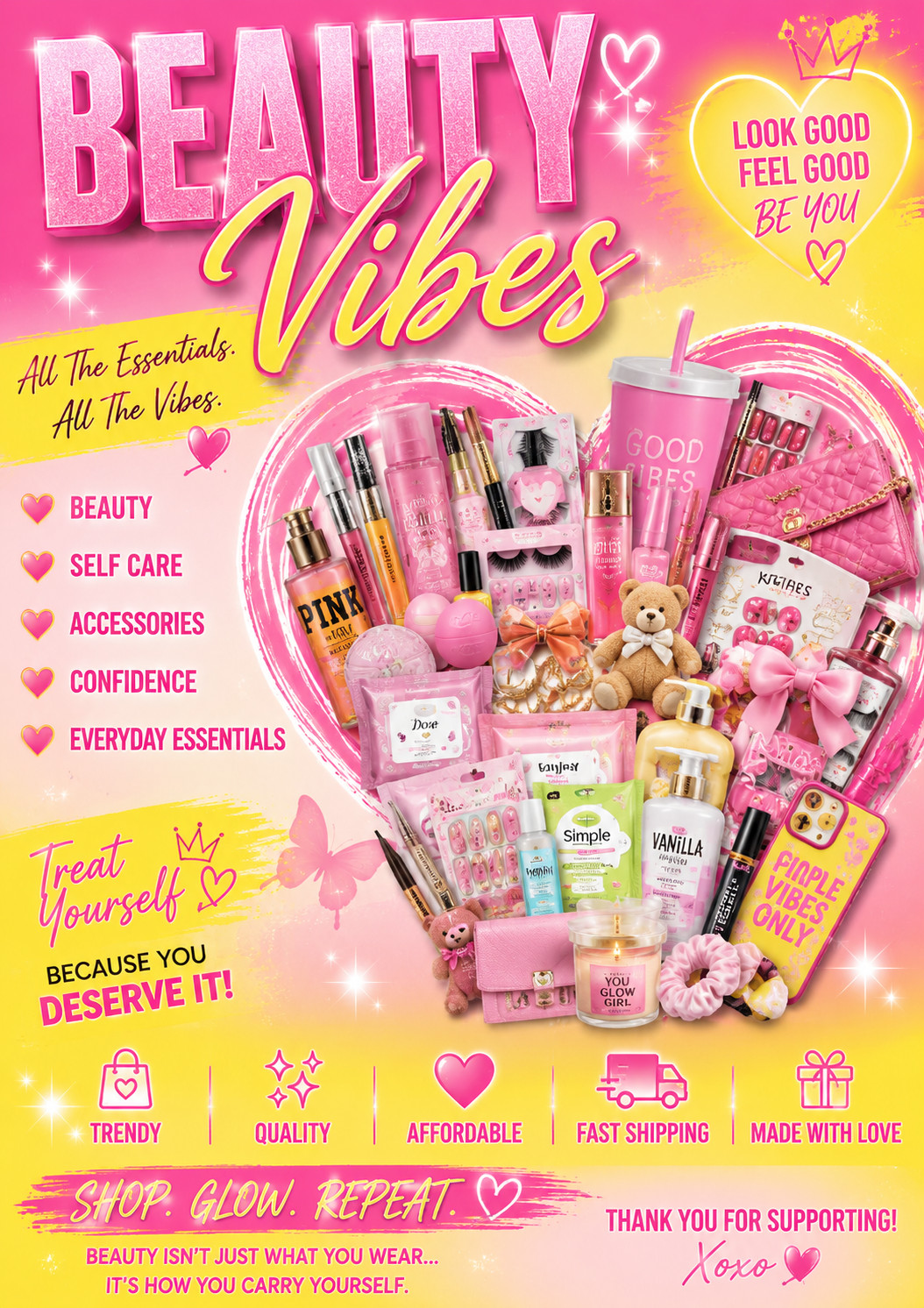 Beauty Mystery Box – Makeup, Skincare, Haircare everything beauty included SHOP!