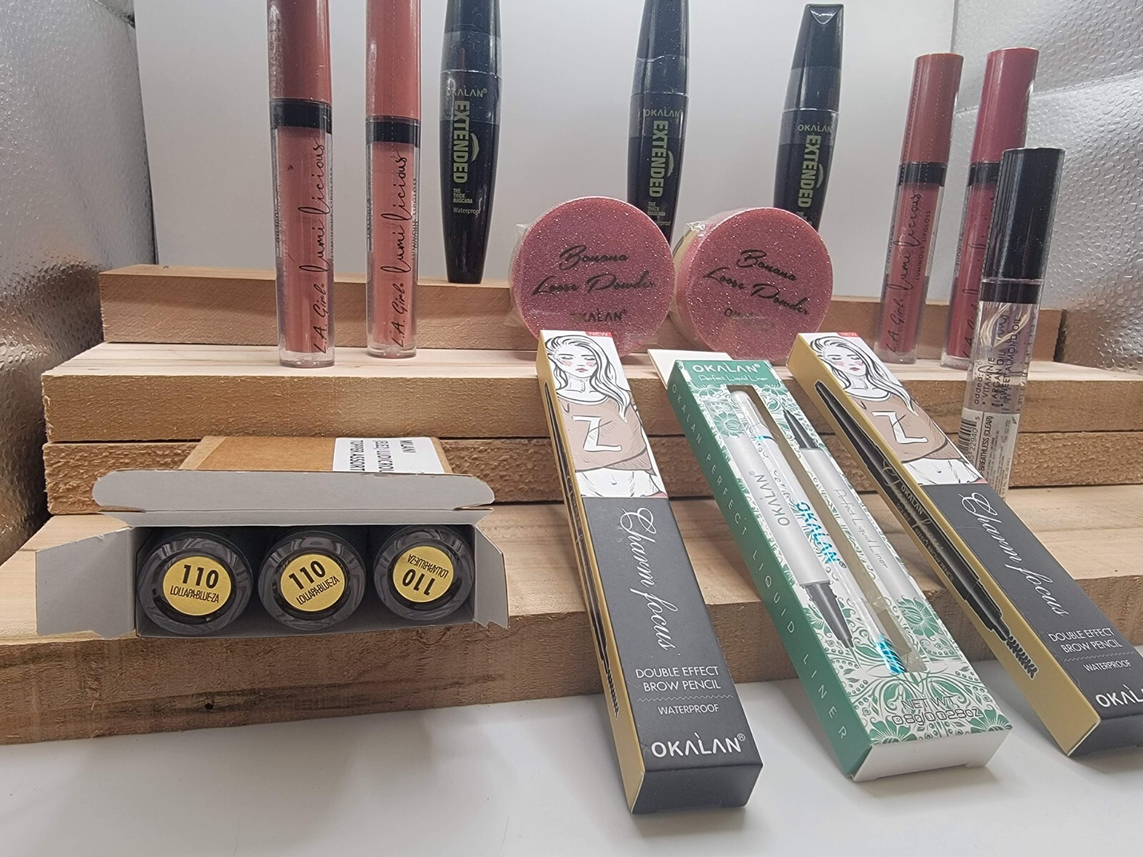 30 Pc Maybelline L’Oréal Mally & More Mixed Makeup Lot New & Unused
