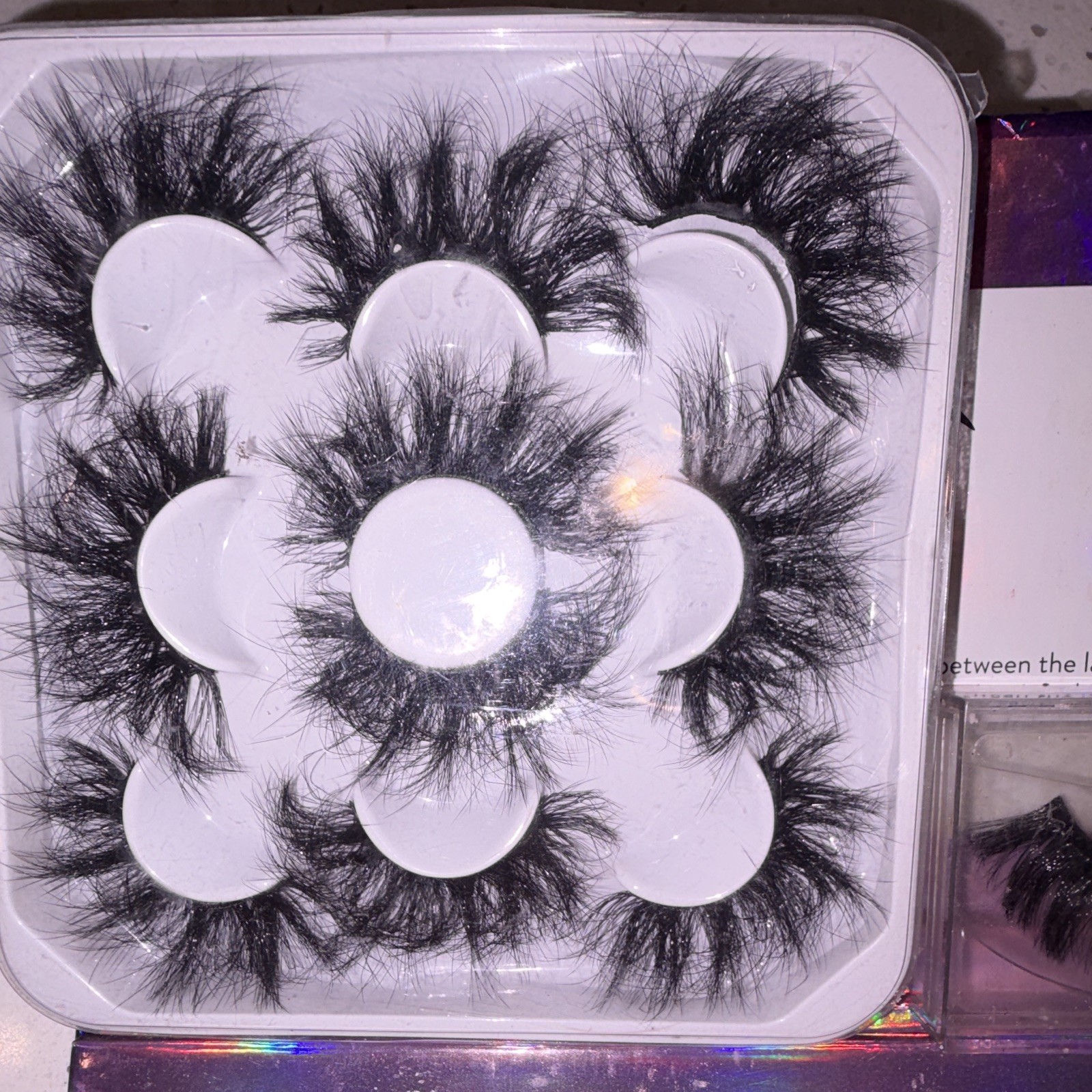 MINK 3D HAIR 3D False Eyelashes Mixed Lot Bundle w/ Eyeshadow Palette