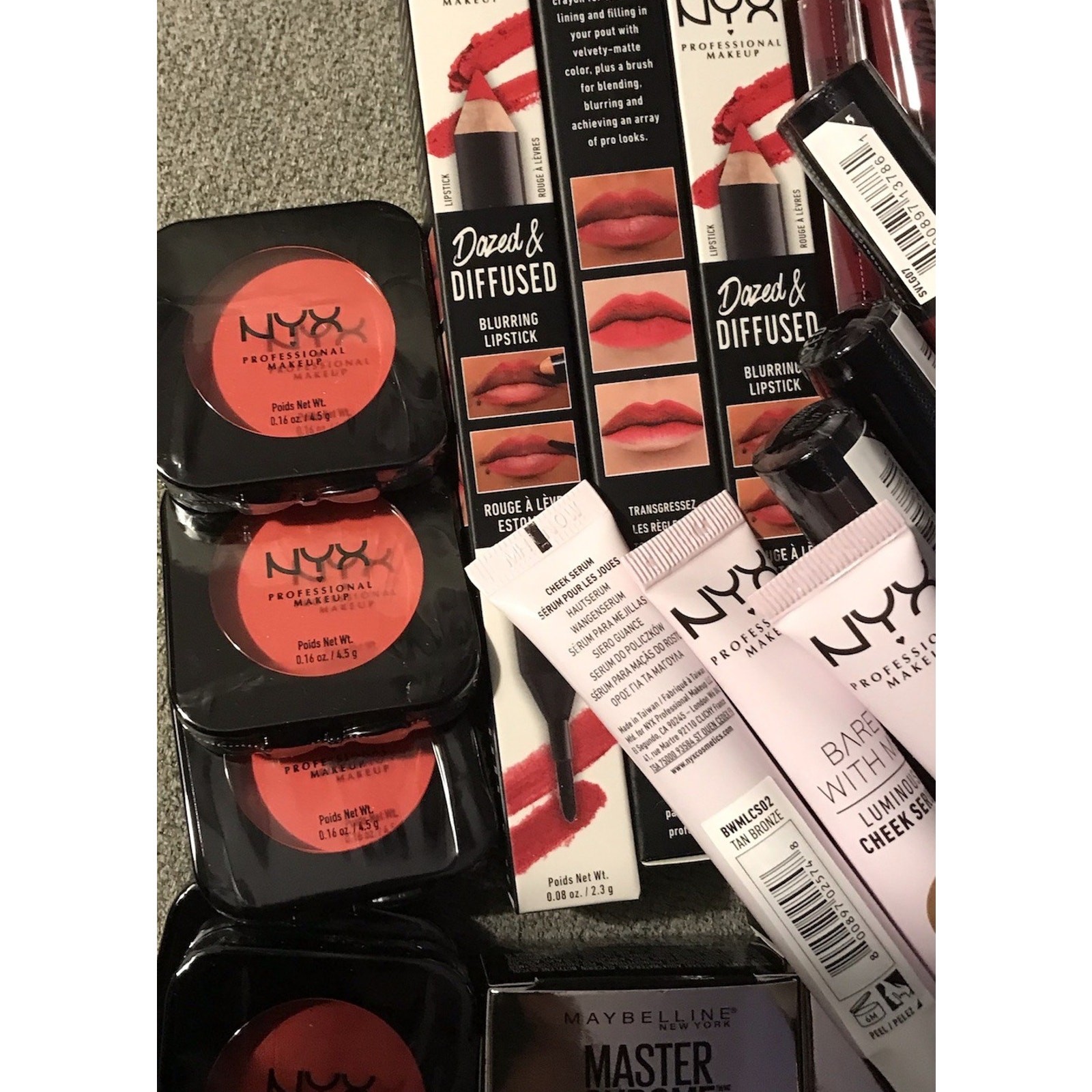 Mixed Lot NYX Professional Makeup Lip Eye Face 30 Sealed Items New