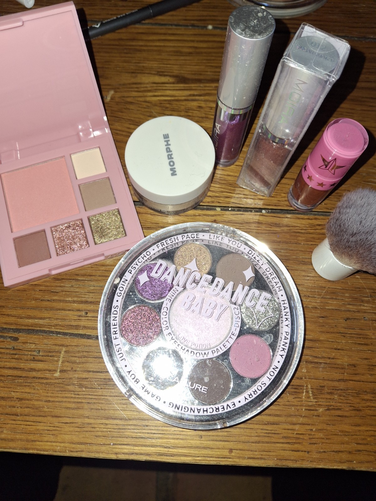 Assorted Morphe + Focallure Makeup Lot: Loose Powder, Dance Dance Baby Palette