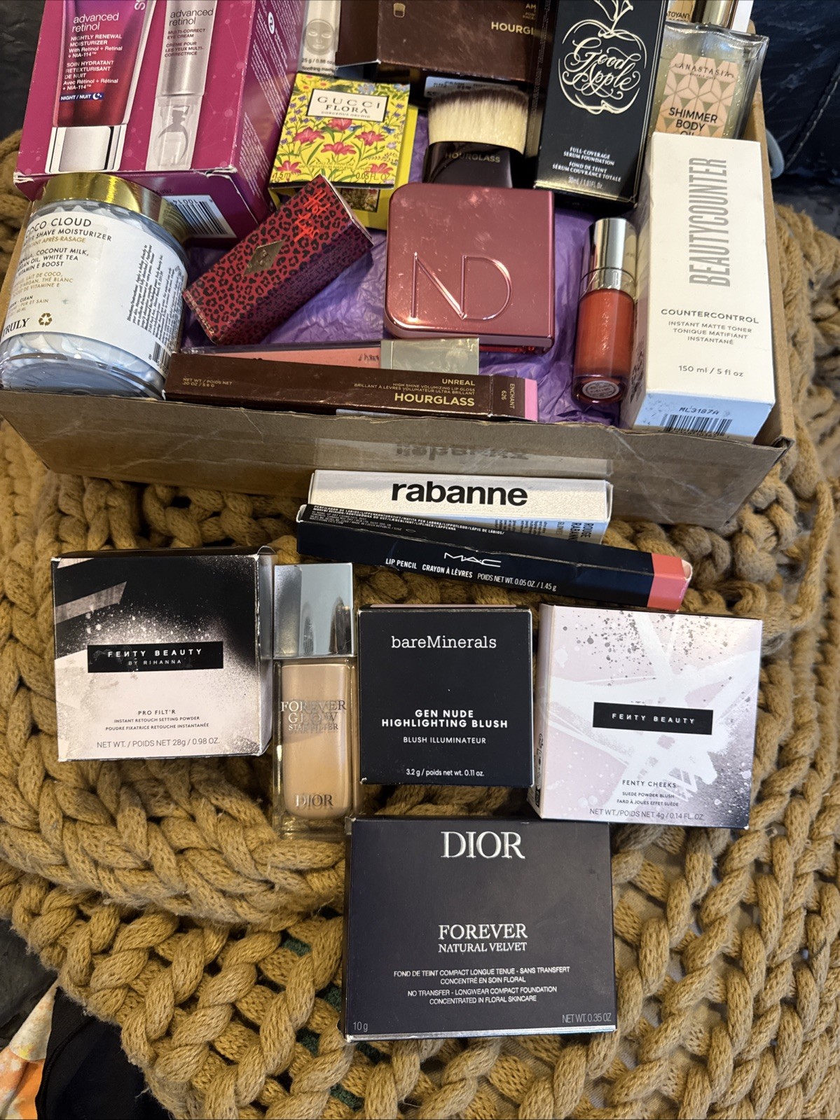 Huge $1100 Luxury & Sephora/Ulta Branded Mixed Cosmetics Makeup & Skin Care Lot