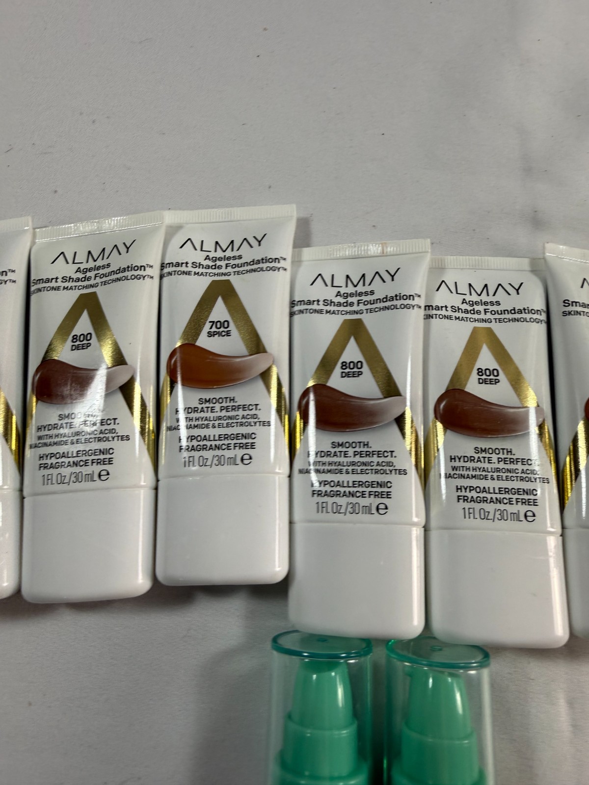 Lot of 10 Almay Foundation Mixed Shades New Sealed Makeup Bundle