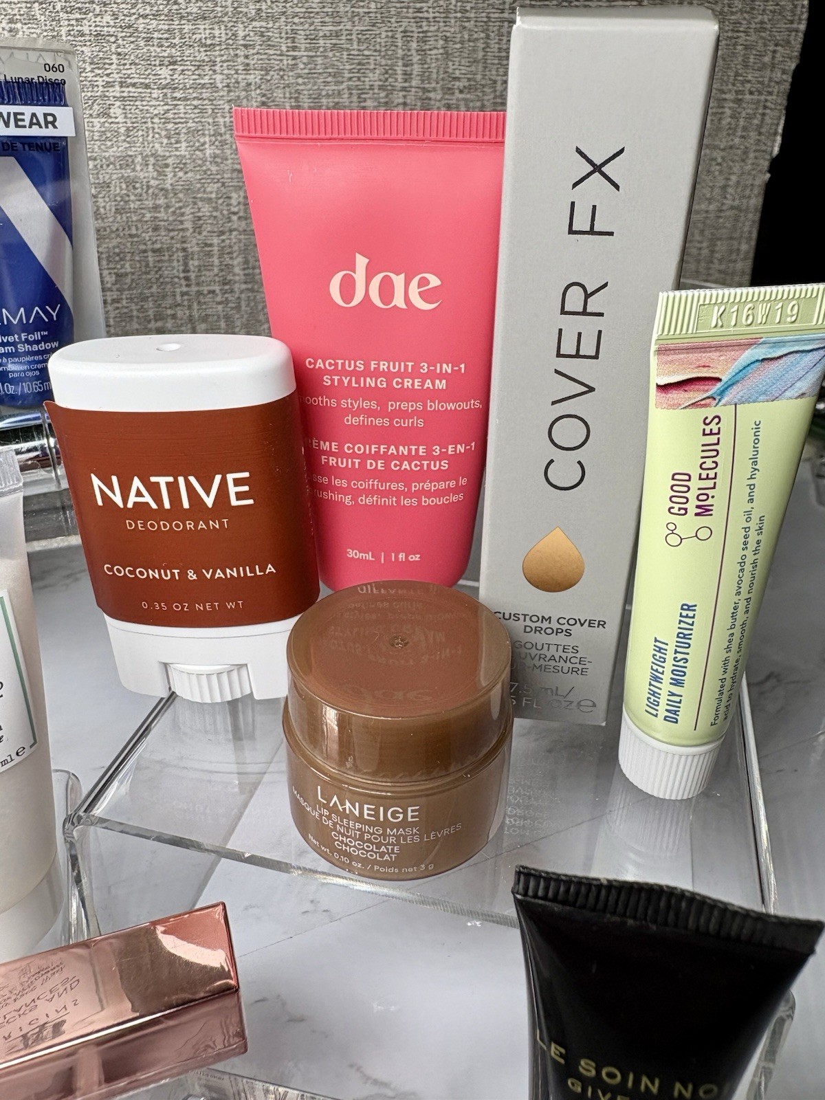 Assorted Travel/ Full Size Makeup & Skincare Lot: CeraVe, Sephora, Almay, Origin