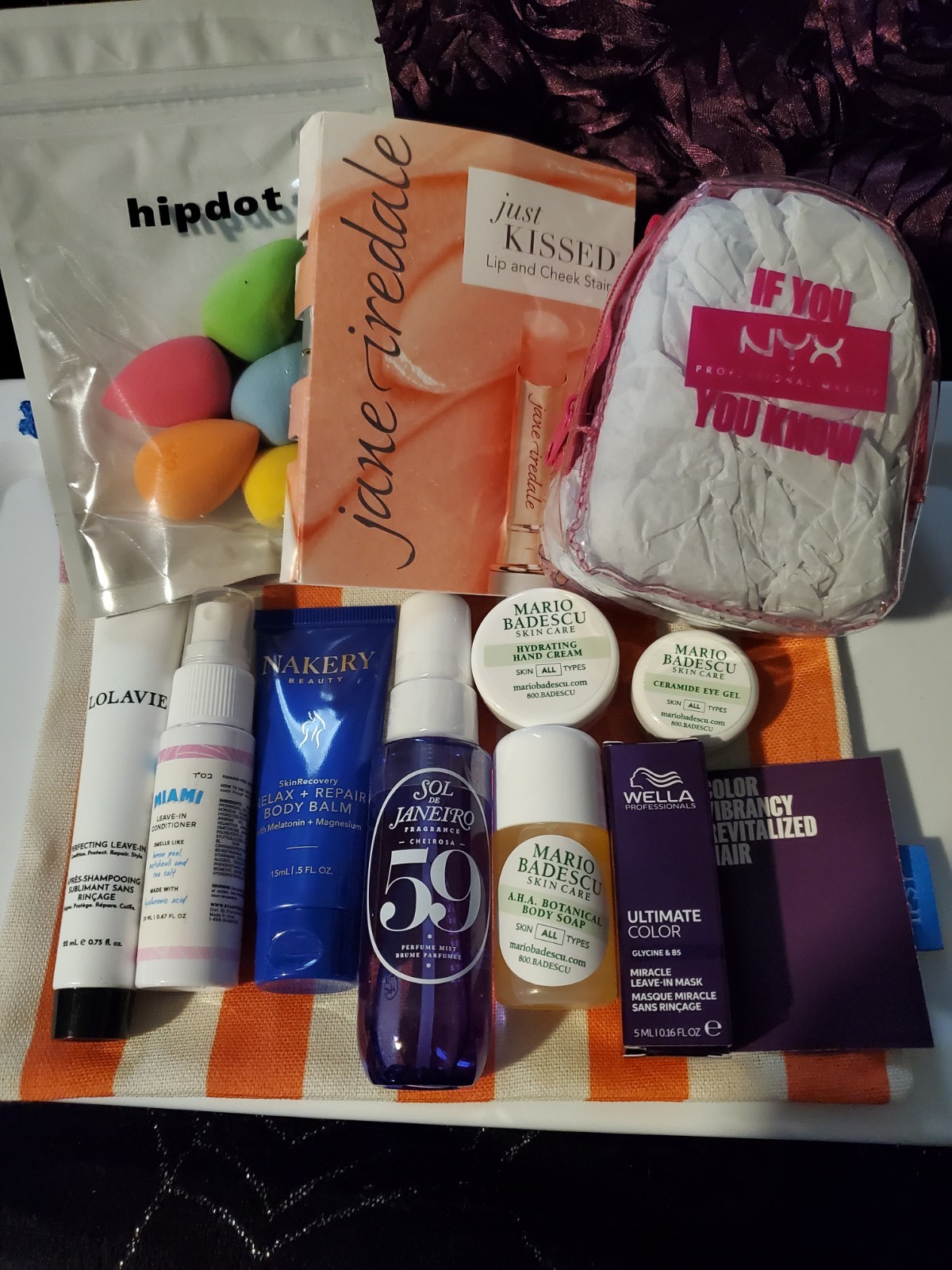 IPSY Makeup Lot Hipdot, Lolavie, Jane Iredale, Mario Badescu and more!