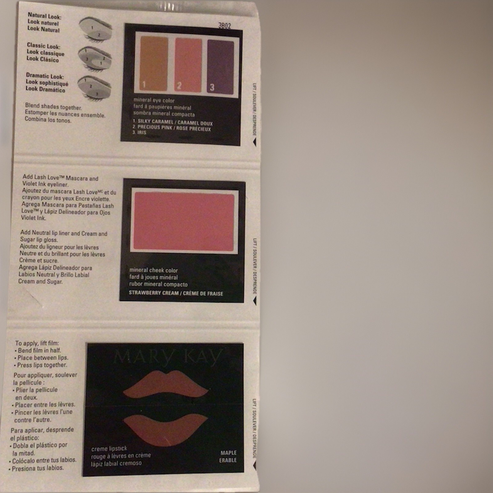 VTG Discontinued Mary Kay Signature Makeup Cards 1-2 Applications X 10.Sealed.