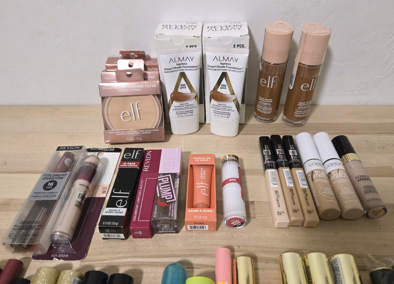 48 Pc Mixed Makeup Wholesale Lot – Revlon Elf Maybelline L’Oreal Milani Nyx