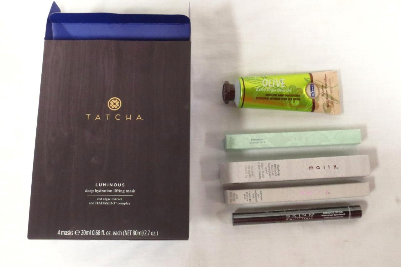 Estate Cosmetic Lot – Difeel, Tatcha Luminous Masks, Skinn, Mally Liner Blush ++