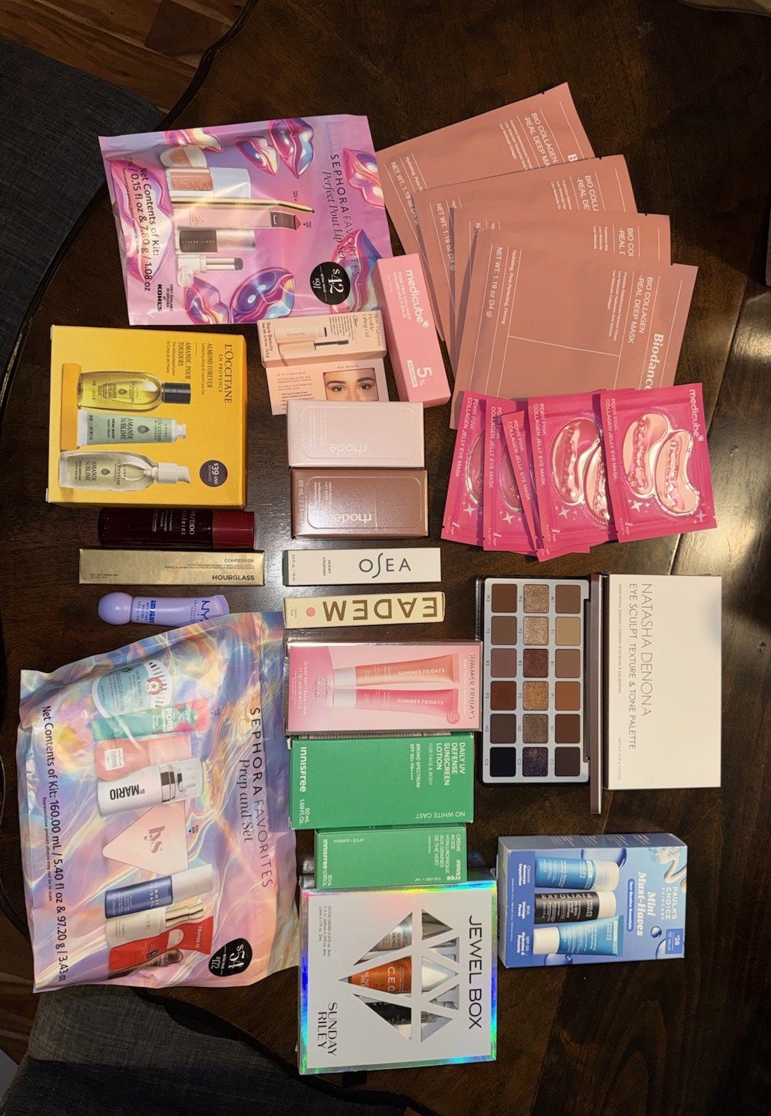 Huge Makeup & Skincare Bundle RHODE Natasha Palette Sephora Favorites Luxury Lot
