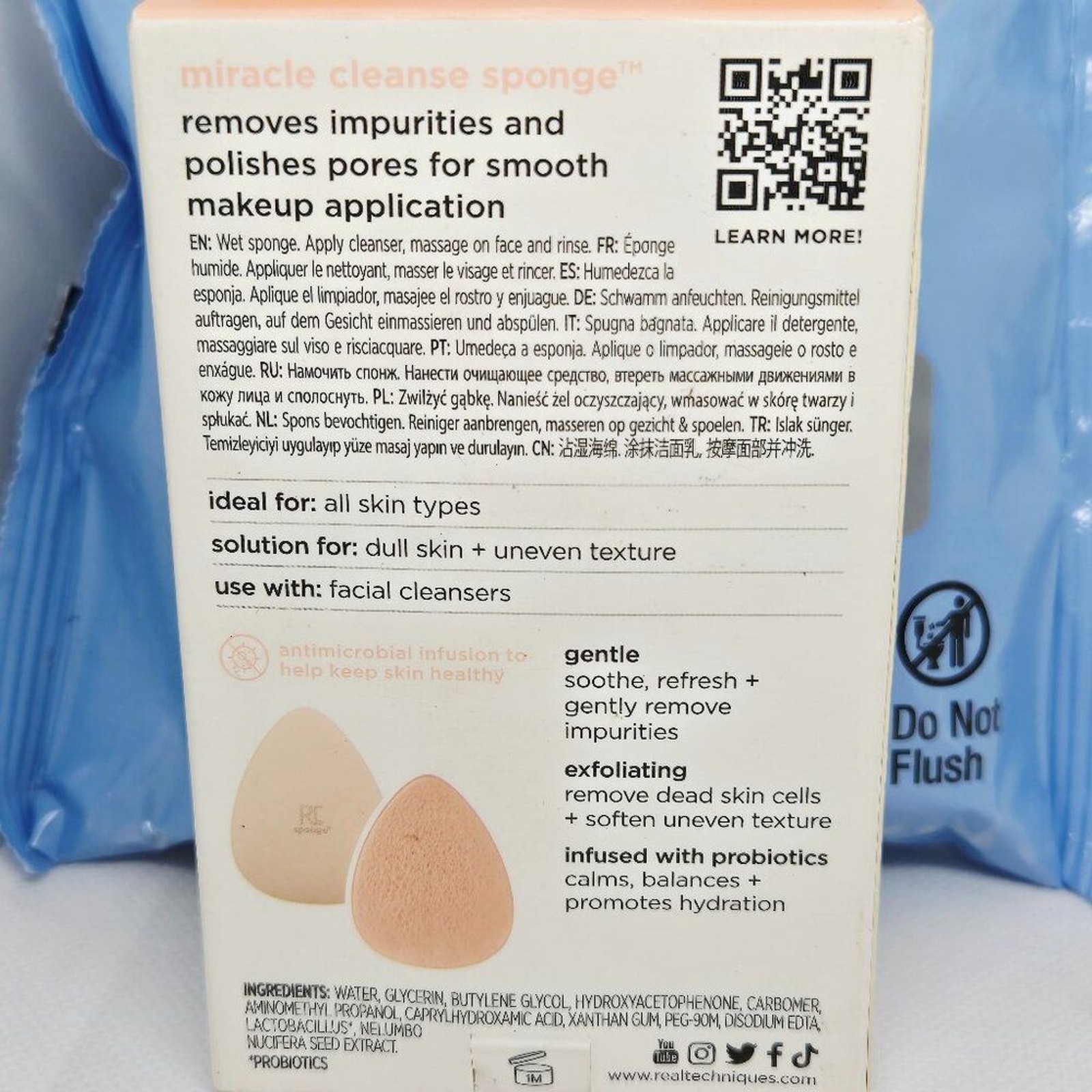 Beauty Bundle NEW Neutrogena Towelettes, ELF Primer & Real Techniques Sponge +