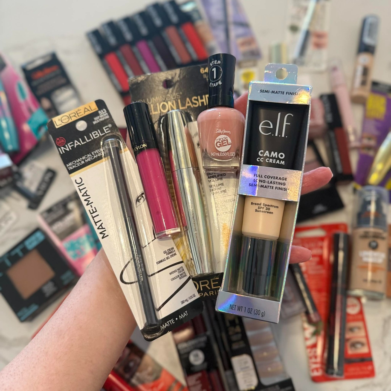 5, 10 Pcs Mixed Makeup Beauty Bundle Wholesale Lot, Maybelline, Loreal, Revlon