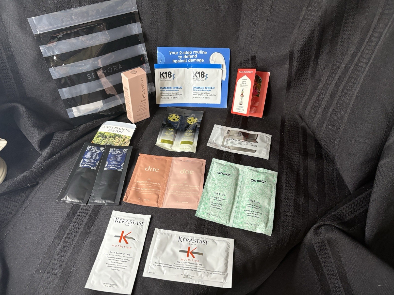 SEPHORA 15 piece HAIR CARE ANIMATION Sample Bag