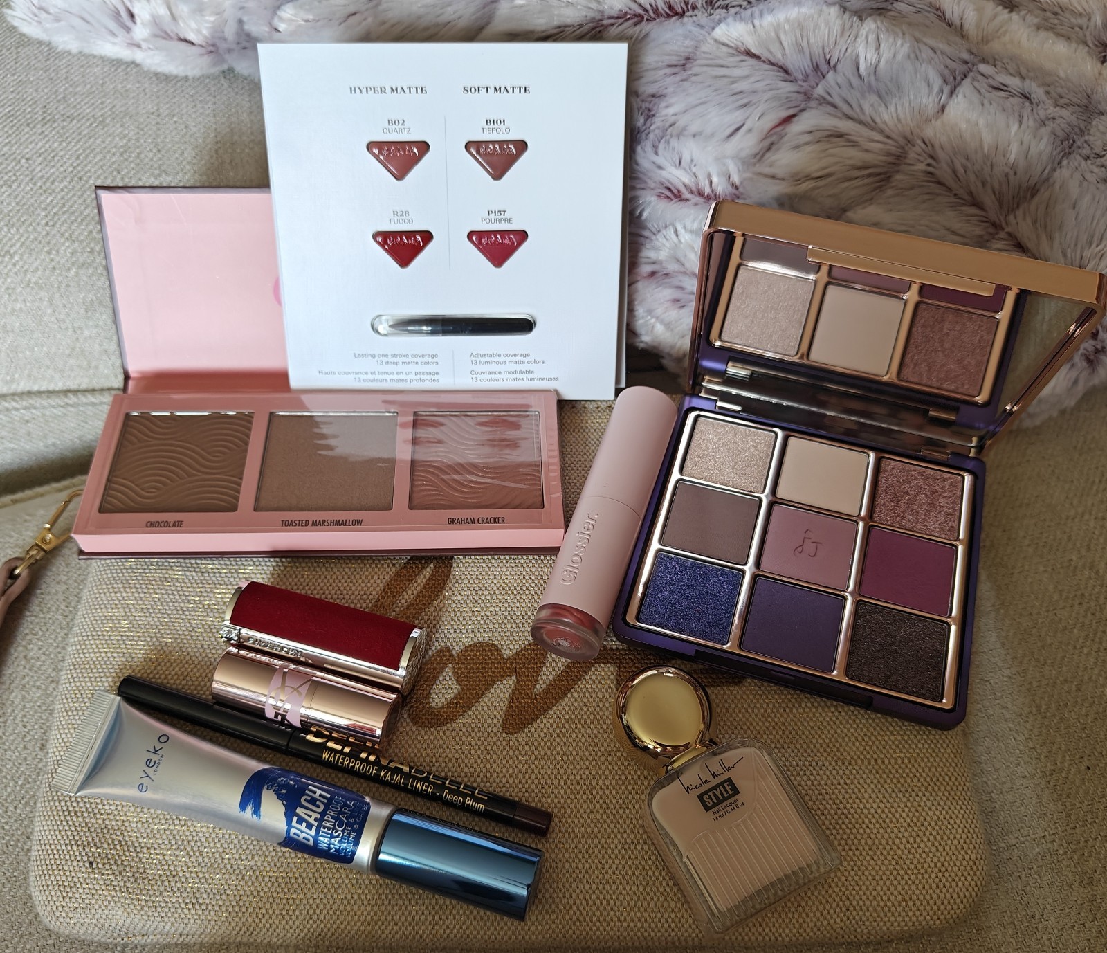 Makeup Bundle Featuring YSL, Givenchy, Imayla, Candies, N.Miller + Prada Sample