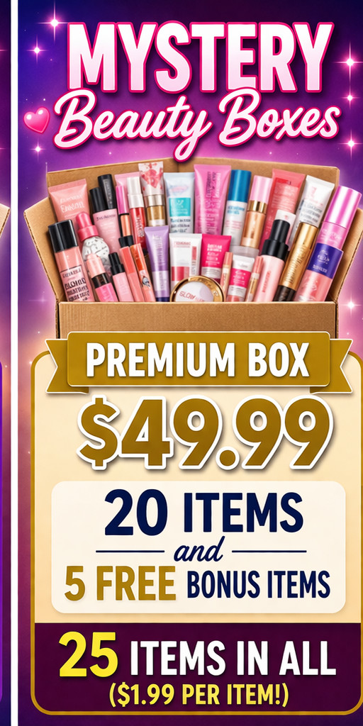💖 MYSTERY BEAUTY BOX 💖- FREE SHIPPING