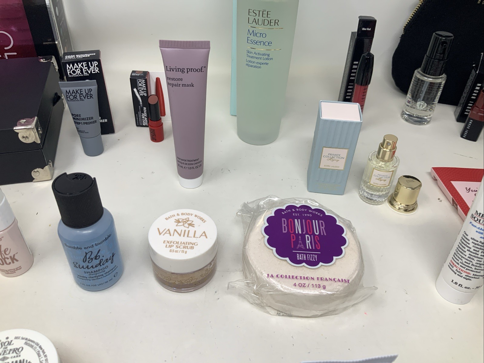 Huge Lot Of 39 Pieces Make Up For Ever & Bobbi Brown Full, Travel & Sample Size