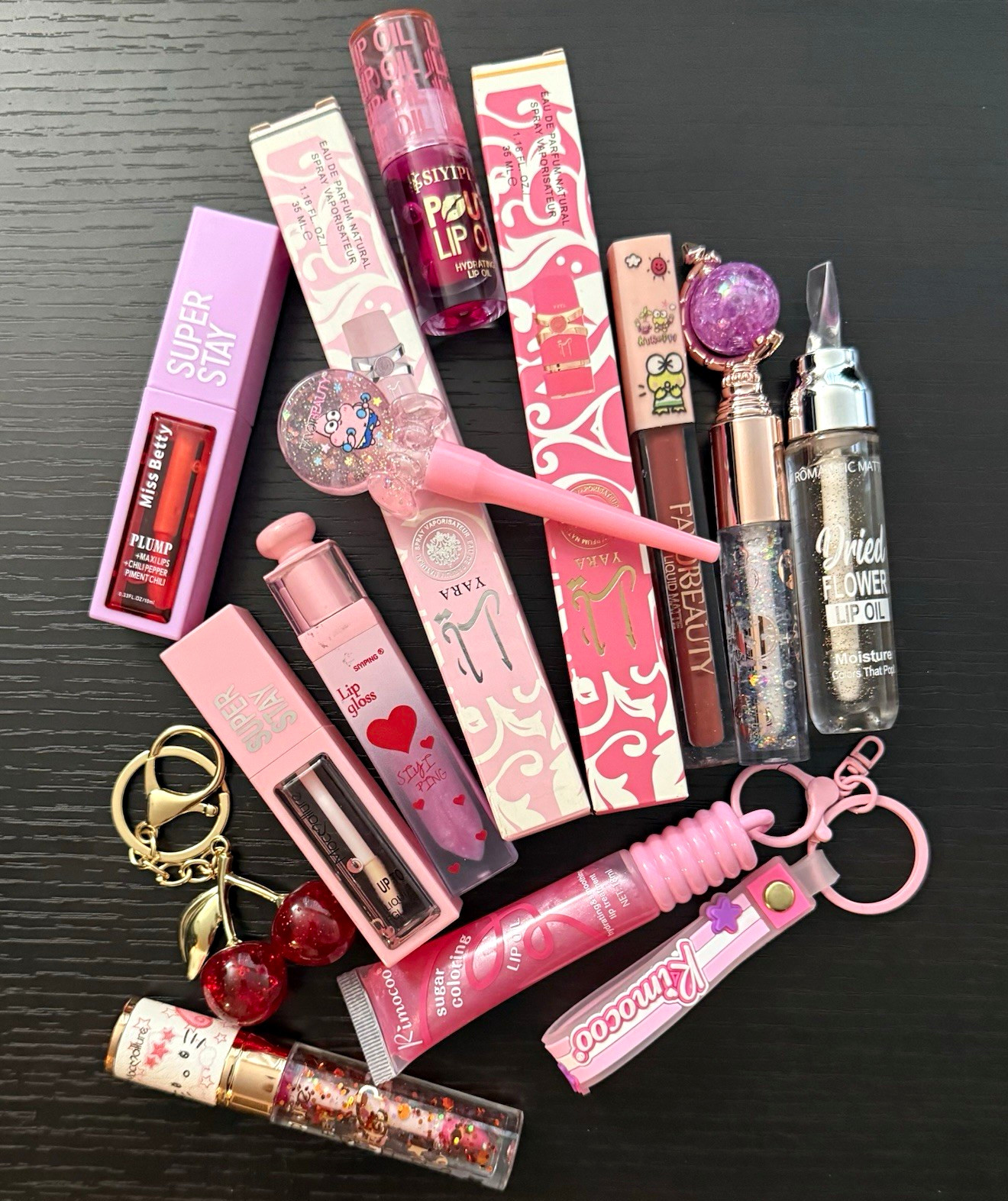 Assorted Full Size Hydrating Lip Oil, Lip Gloss & Liquid Lipstick Mixed Lot