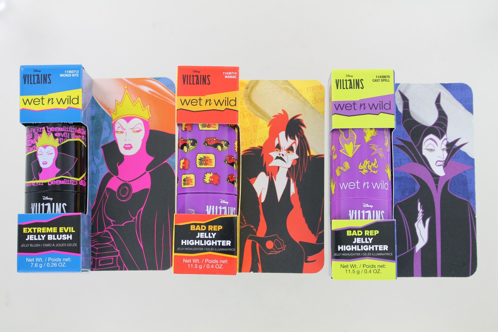New Wet N Wild Disney Villains Lot – Mixed Villains – Highlighters & Blush