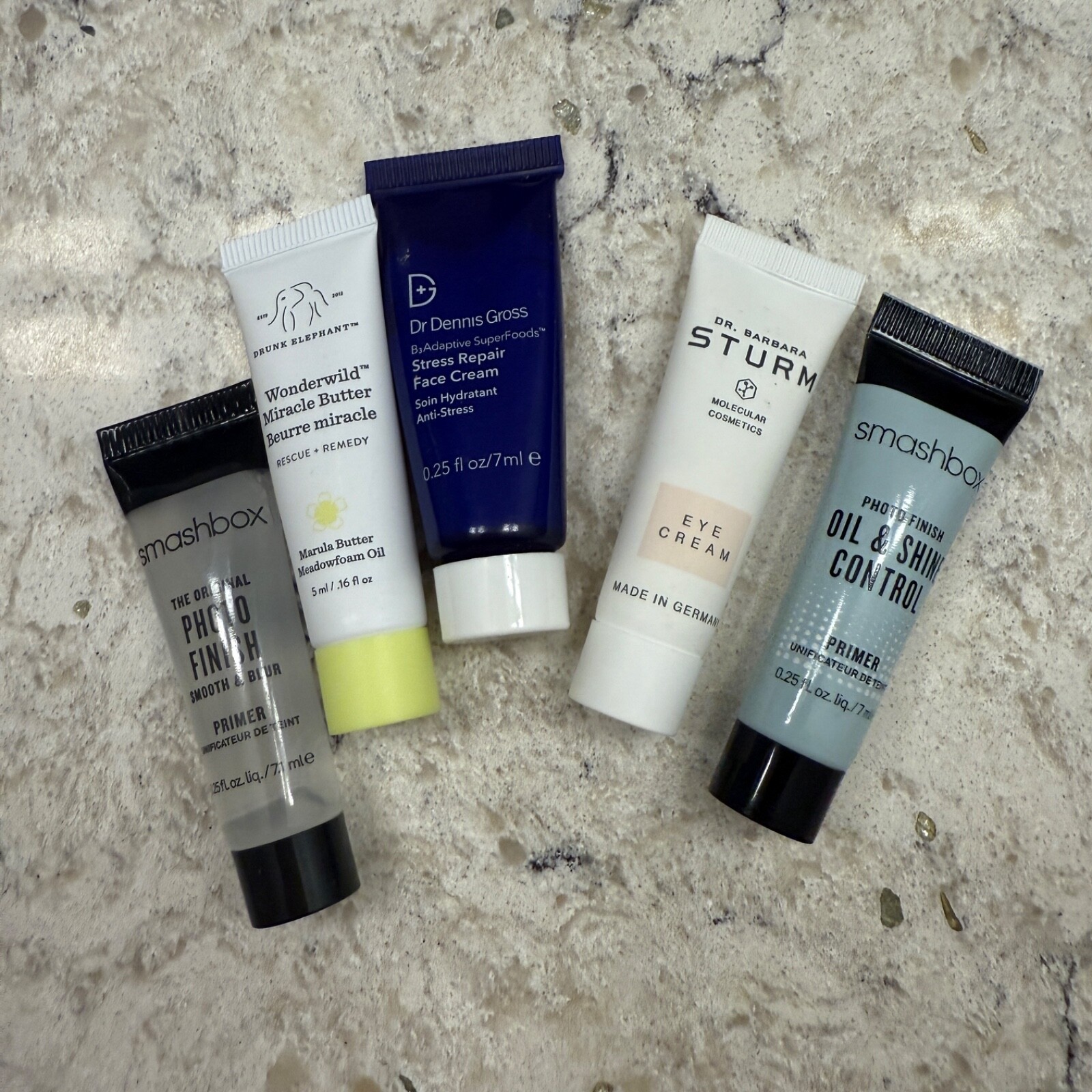 Bundle of sample size make up skin care