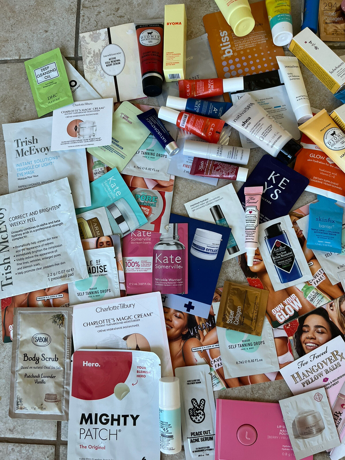 LOT OF 10 HIGH-END SKINCARE SAMPLES TRAVEL-SIZED & PACKETS RANDOM NO REPEATS NEW