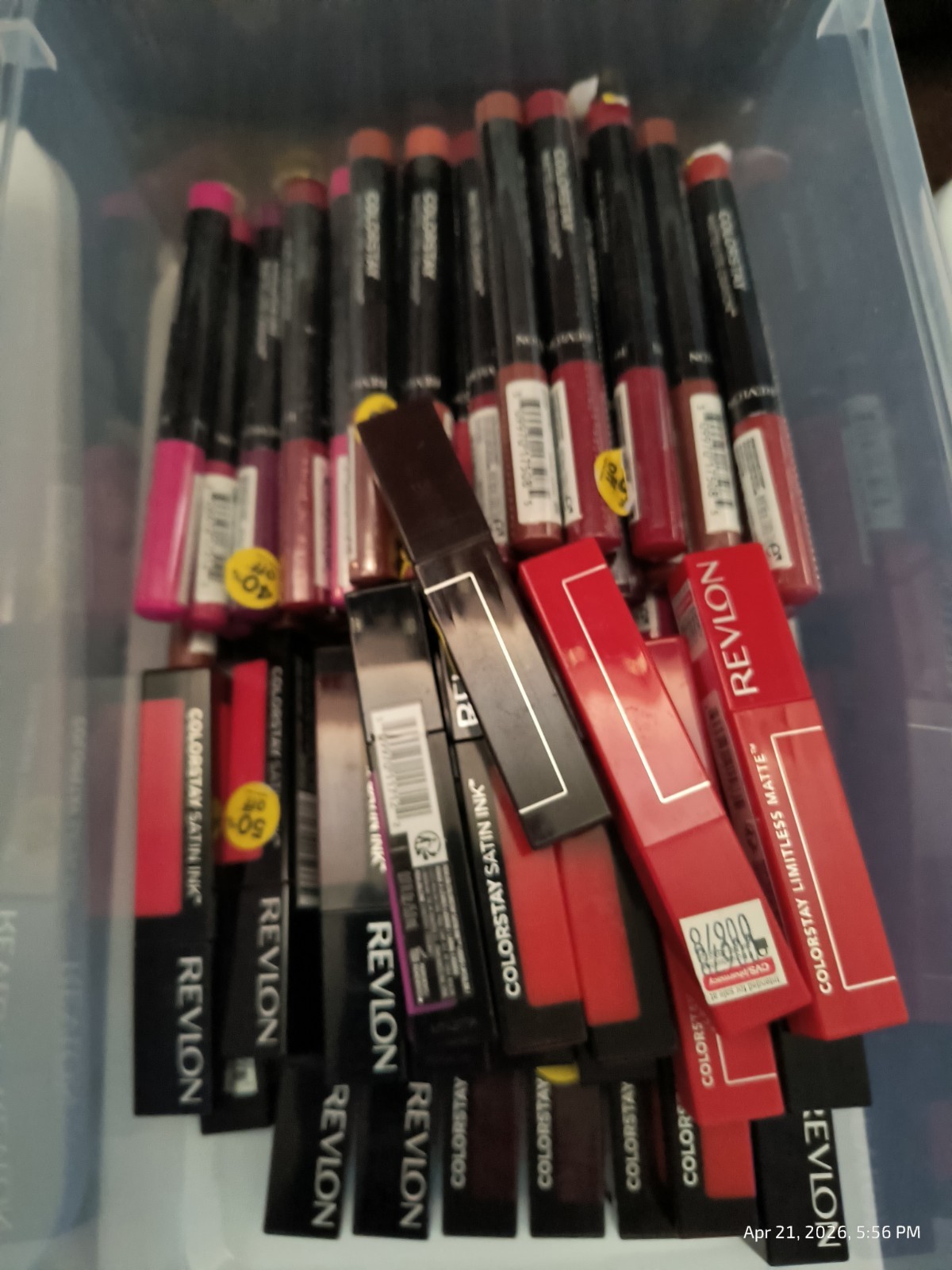 25 Piece Beauty Makeup Lot Face Lips Eyes Revlon Almay LA Girl Revolution Joah++