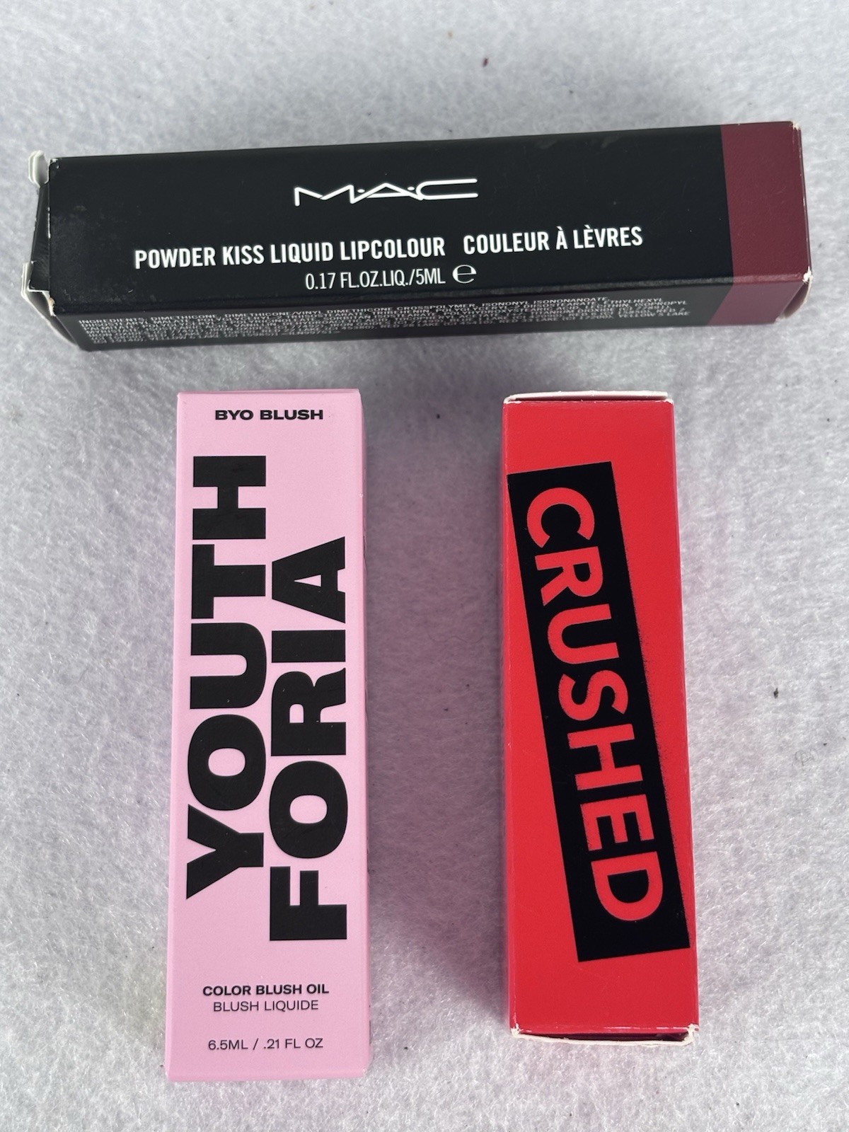 Designer Lipstick/Blush Cosmetics Bundle – Lot Of 3-MAC, Bobbi Brown