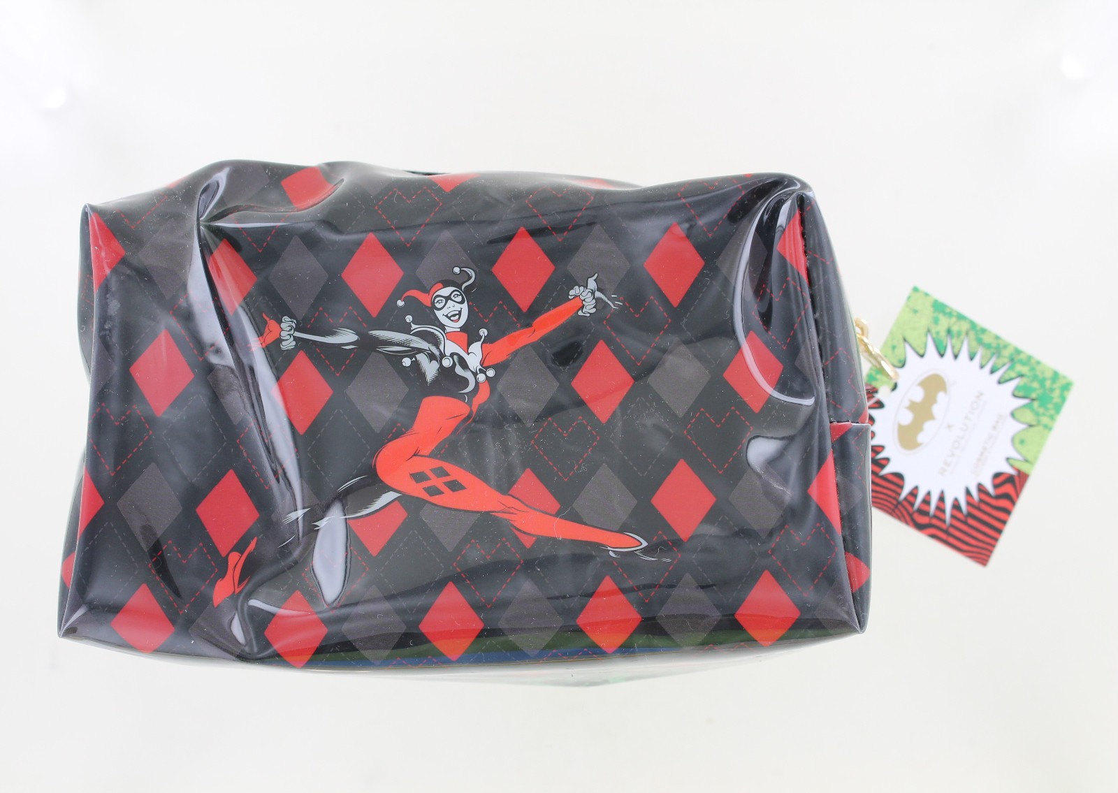 New Revolution Makeup Harley Quinn Lot – Cosmetic Bag, Eyeshadow Palette, Sponge
