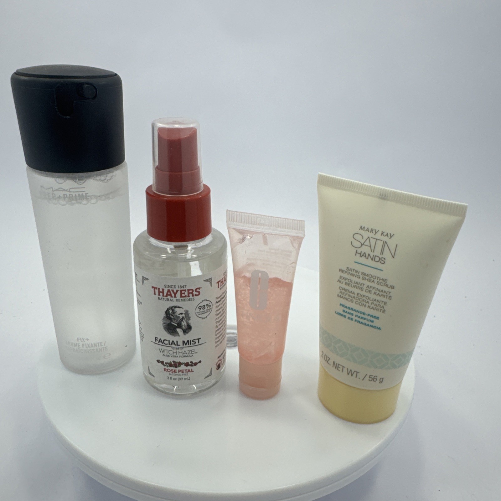 Cosmetic Lot Open MAC PREP PRIME Mary Kay Lotion Clinique Moisture Thayers Mist