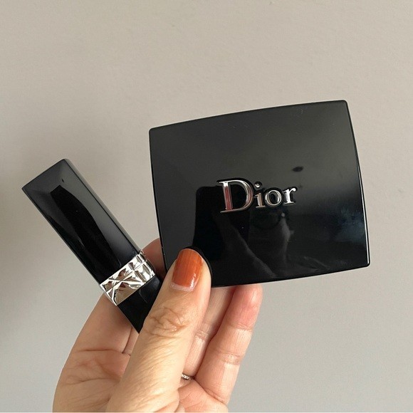 DIOR Rouge Gold Blush & 434 Promenade Lipstick Combo – BNIP!