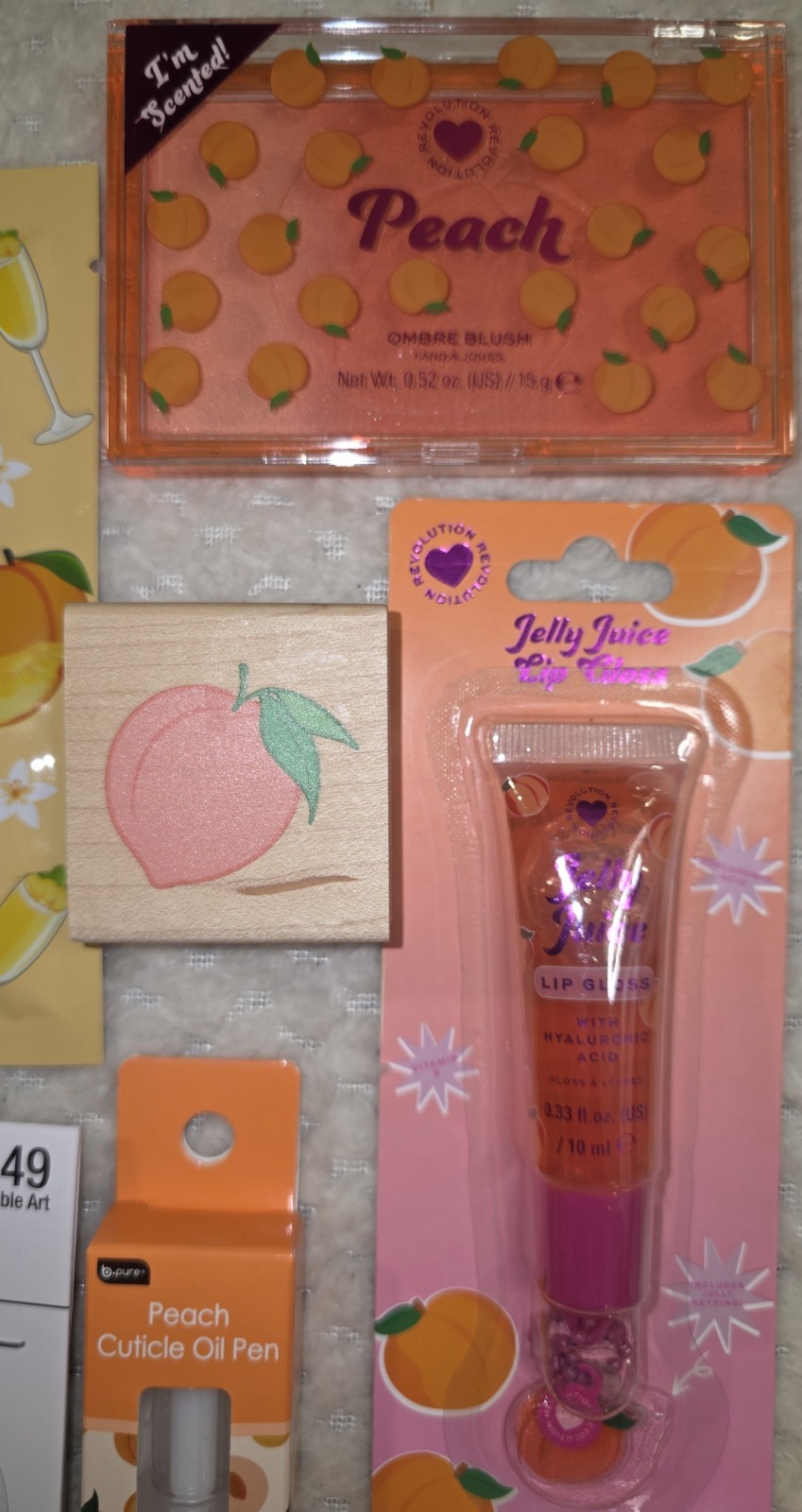 Peach 🍑 Lovers HUGE NEW GIFT LOT 10pc Revolution Beauty Peachy Baking Powder
