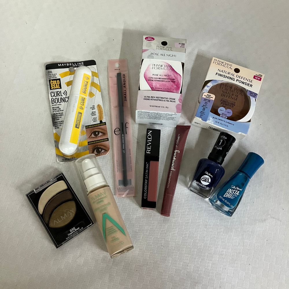Maybelline, Revlon, Almay, e.l.f., Physicians Formula 10-Piece Makeup Kit New