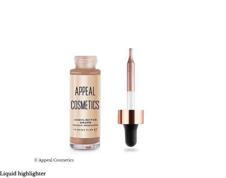 GOLD 4 SET: Eyeshadow + Highlighter + Lip Colour +Drops by KOKIE, APPEAL, AUCOIN